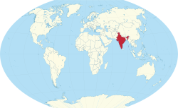 India in the world (de-facto) (W3).svg