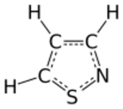 Isothiazole 2D full aromatic.svg