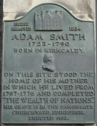 A plaque of Smith