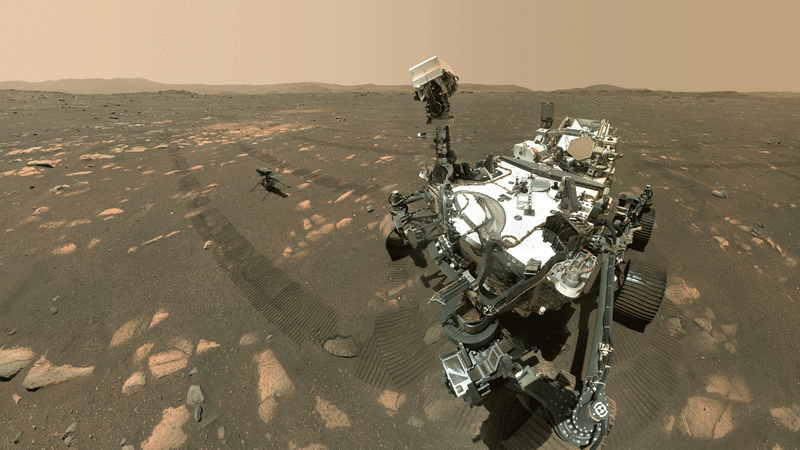 File:Mars 2020 selfie containing both perseverance rover and ingenuity.gif