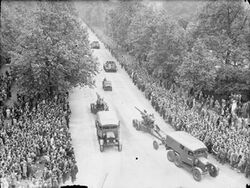 Royal Artillery at London Victory Parade June 1946 IWM H 42778.jpg