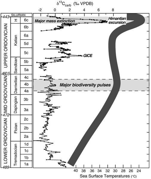 File:Carbon 13 and time scale during the Ordovician.png