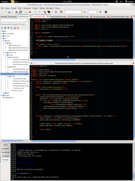 File:Customized Geany IDE.png