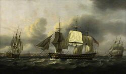 The 'Earl of Abergavenny' East Indiaman, off Southsea.jpg