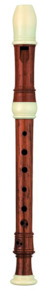 A wooden sopranino recorder
