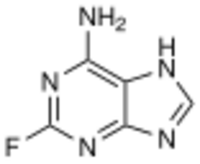 2-fluoroadenine chemical structure.svg