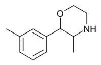 3-Methylphenmetrazine structure.png