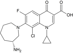 Besifloxacin structure.png