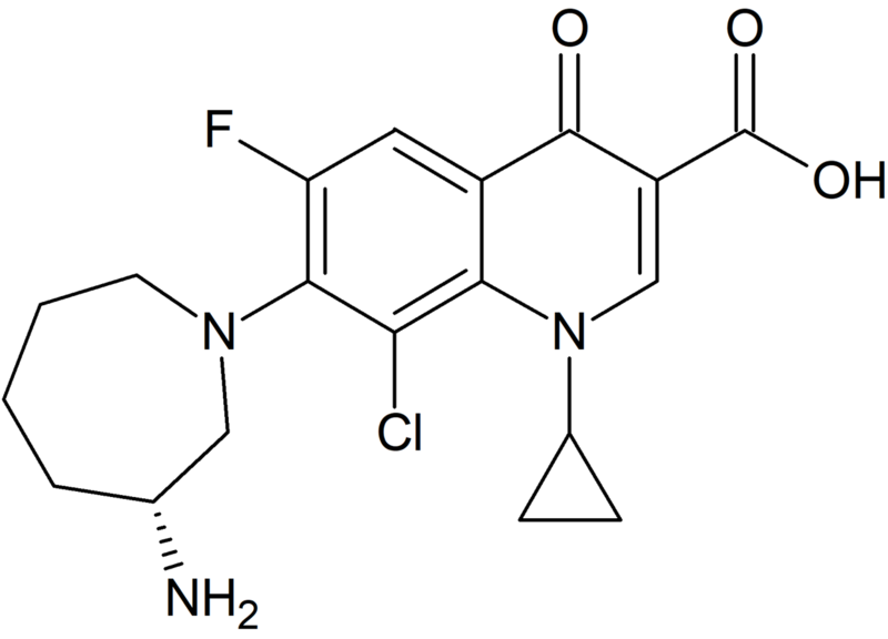 File:Besifloxacin structure.png