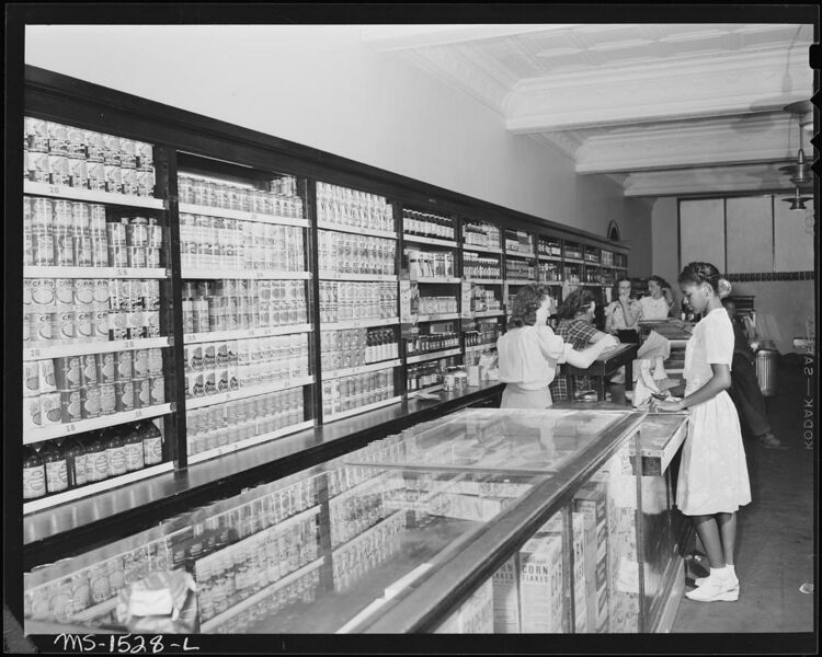 File:Canned goods in a U.S. Coal and Coke company store in Gary, West Virginia - NARA - 540841.jpg