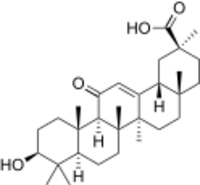 Glycyrrhetinic acid structure.svg