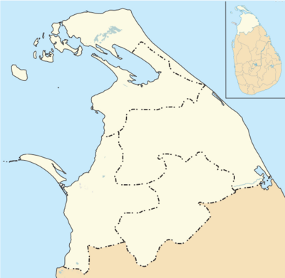 Location map Sri Lanka Northern Province EN.svg