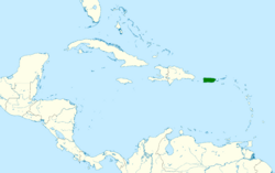 Melanerpes portoricensis map.svg