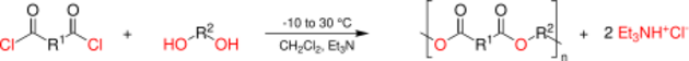 Polyester formation via amine acyl chloride.svg