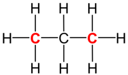 Propan (Primäre Kohlenstoffatome) V1.svg