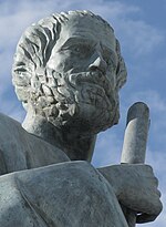 Statue at the Aristotle University of Thessaloniki