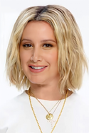A photo of actor Ashley Tisdale doing a video for Allure in 2018