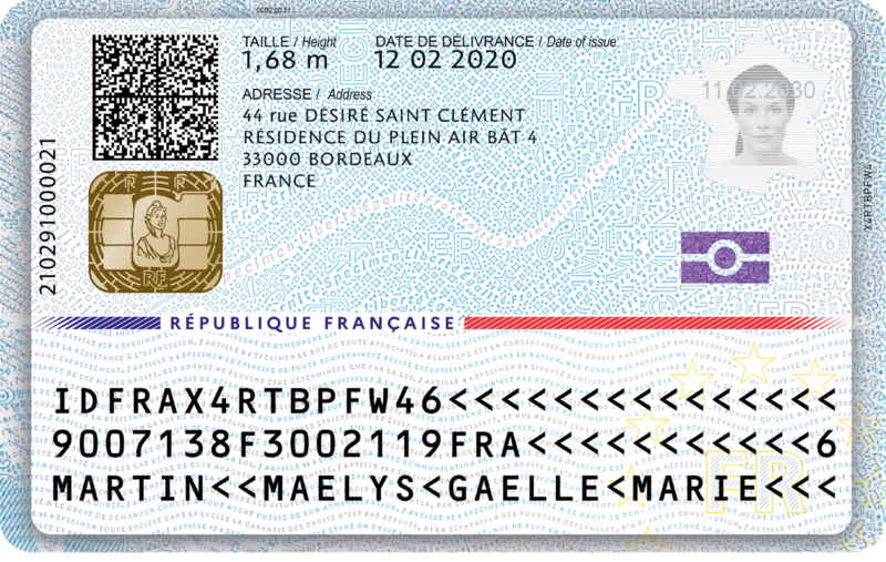 File:Carte identité électronique française (2021, verso).png
