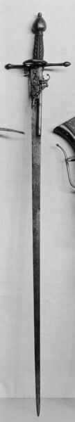 File:German - Combination Sword and Wheel-lock Pistol - Walters 51509 - Group.jpg