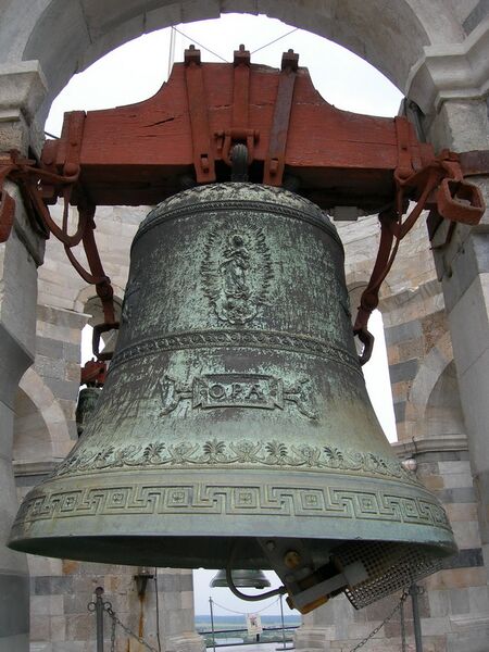File:Pisa Leaning Tower bell.jpg