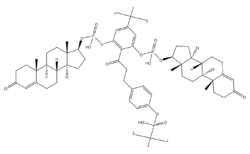 Polytestosterone phloretin phosphate.png