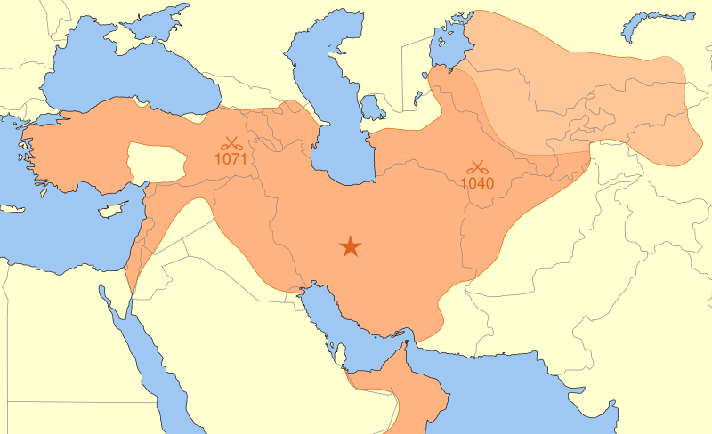 File:Seljuk Empire locator map.svg