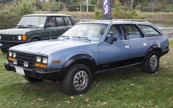 1981 AMC Eagle Sport Wagon in Medium Blue Metallic, front left.jpg