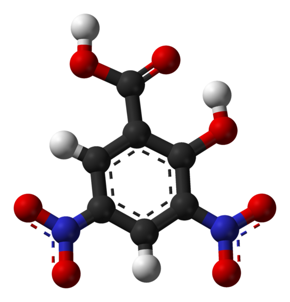 File:3,5-dinitrosalicylic-acid-3D-balls.png