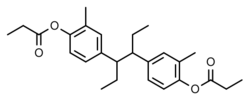 Methestrol dipropionate.svg