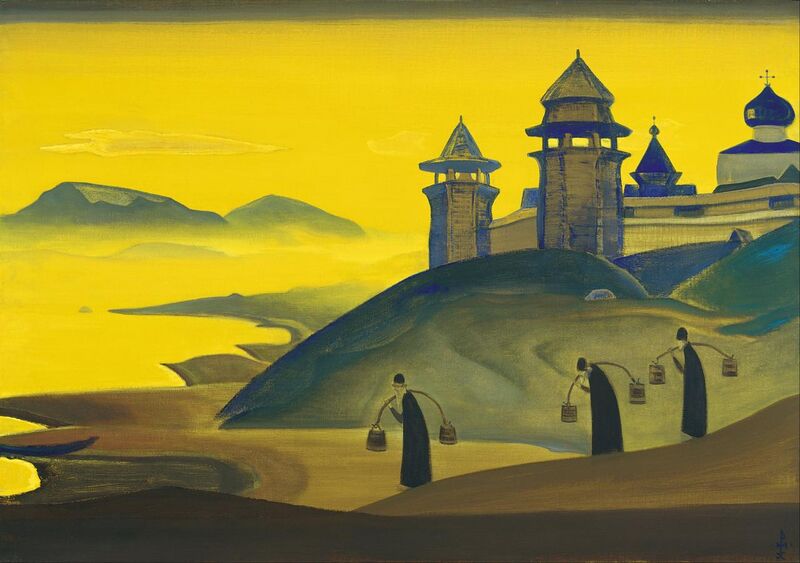 File:N. Roerich - And We are Trying. From the «Sancta» Series - Google Art Project.jpg