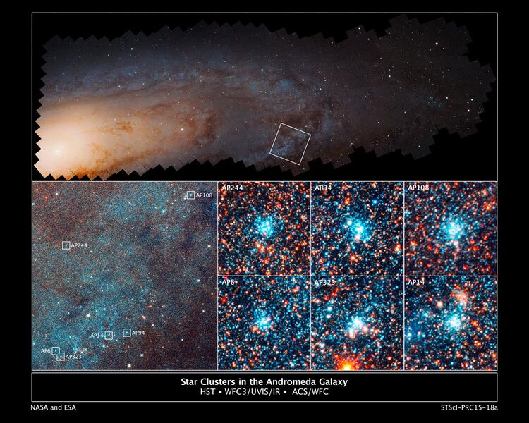 File:Star cluster in the Andromeda galaxy.jpg