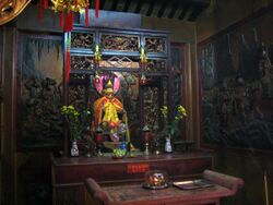 Sun Wukong shrine at Thiên Hậu Temple in Saigon (13527817455).jpg