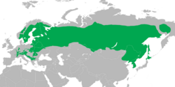 Tetrastes bonasia distribution revise map.png