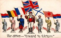 "Onward to Victory", World War I Allied propaganda postcard.jpg