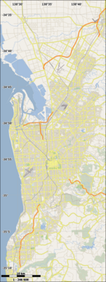 Australia Greater Adelaide location map.svg