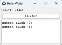 NAppGui Hello World Sample on Windows 11