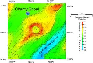 NOAA map of Charity Shoal in Lake Ontario.jpg