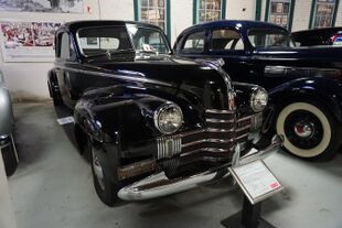 R. E. Olds Transportation Museum July 2018 28 (1940 Oldsmobile Series 70 Business Coupe).jpg