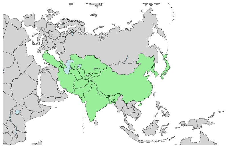 File:Range of Hieracium canadense-Asia.svg