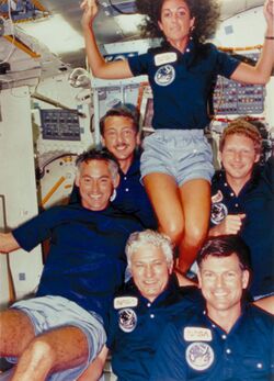 STS-41-D Crew Enjoying Space - GPN-2004-00024.jpg