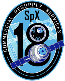 NASA SpX-18 mission patch