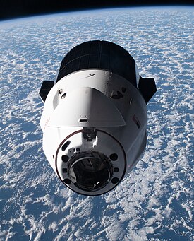 The SpaceX Dragon resupply ship approaches the space station (3) (cropped) (cropped).jpg