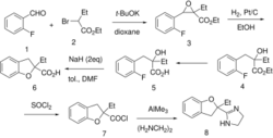 Efaroxan synthesis.svg