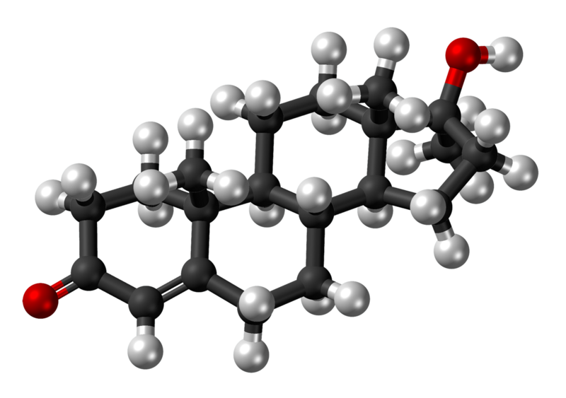 File:Methyltestosterone molecule ball.png