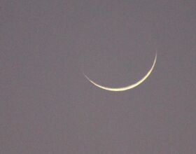 Moon crescent on the eve of Eid on 24 may 2020.jpg