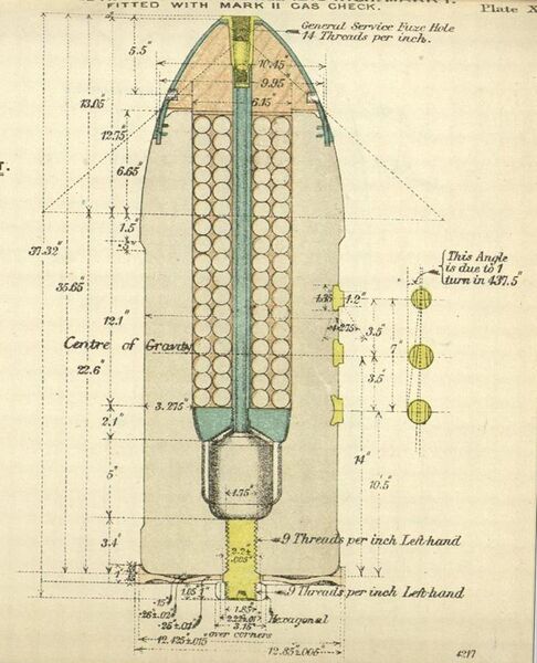 File:RML 12.5in Studded Shrapnel Shell with Attached Gas-check Mk II.JPG