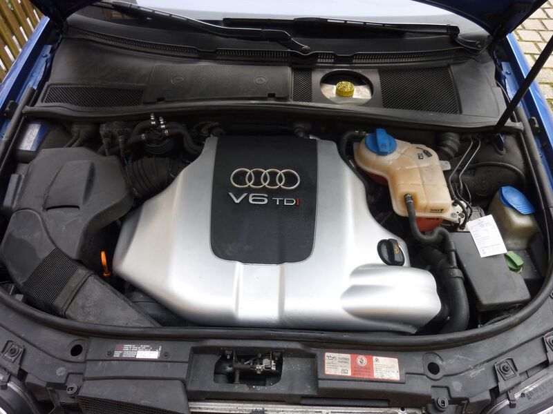 File:Under the hood of a 2004 Audi 2.5 TDI Quattro Avant.JPG