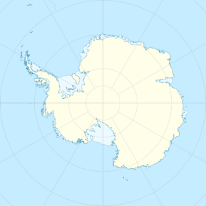 A map of Antarctica with some locations mentioned in the text