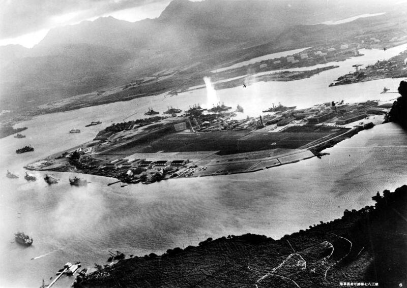 File:Attack on Pearl Harbor Japanese planes view.jpg