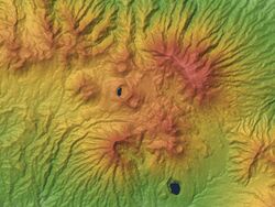 Dieng plateau Relief Map, SRTM-1.jpg